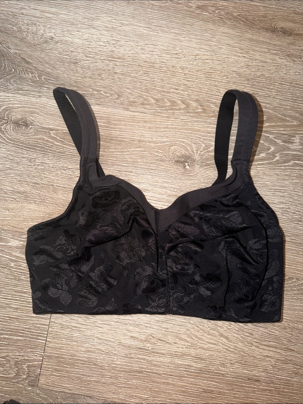 Wacoal awareness wireless Black Floral 36dd Comfort Bra